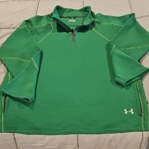 Under Armour Green Performance Quarter-Zip Jacket